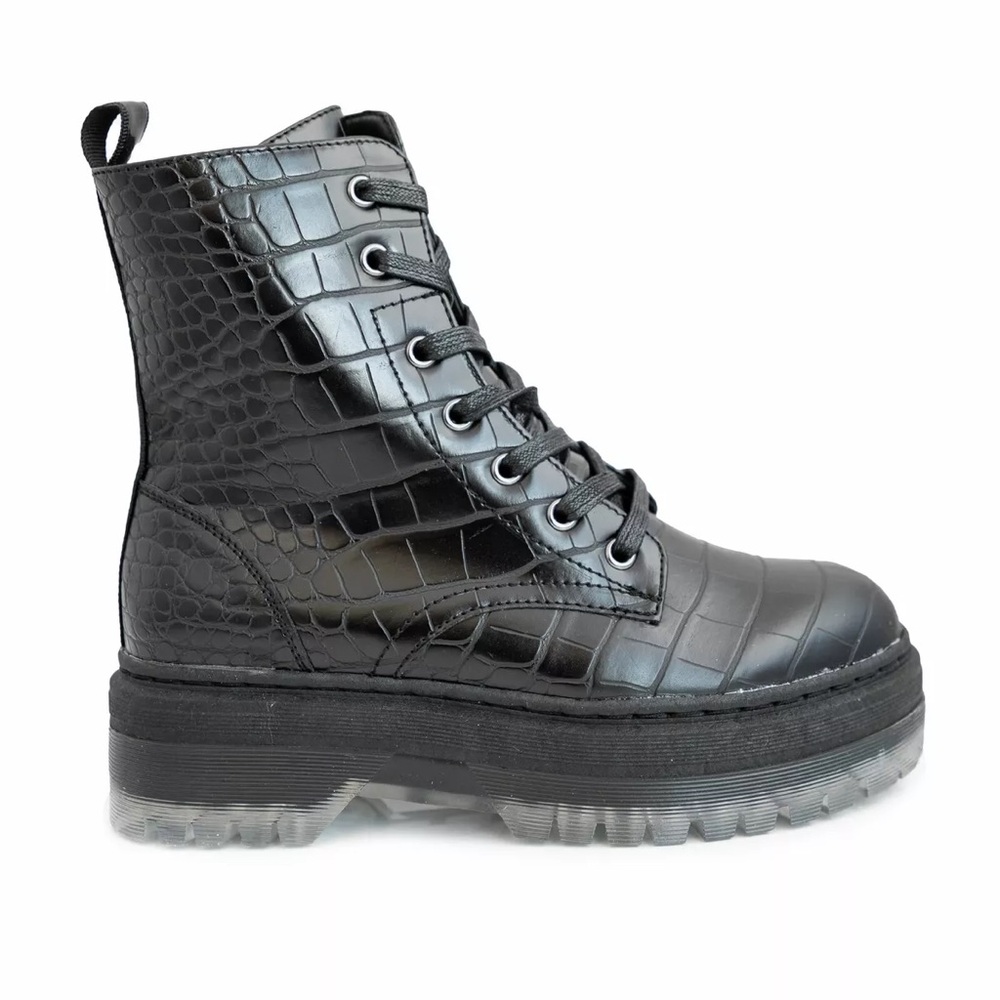 Combat Boots Woman Aligia Shoes Platform Flatform Motorcyclist Toocool EU38 US7
